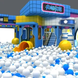 Color Block Quantum Space Playground for Creative Play